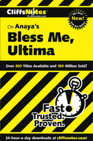 Cover of CliffsNotes on Bless Me, Ultima