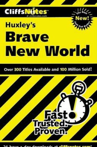Cover of Cliffsnotes on Huxley's Brave New World