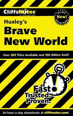Book cover for Cliffsnotes on Huxley's Brave New World