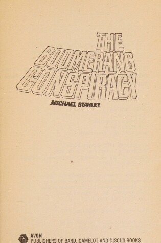 Cover of The Boomerang Conspiracy