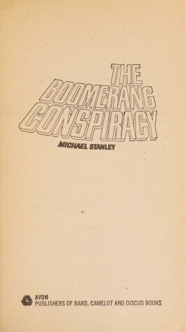 Book cover for The Boomerang Conspiracy