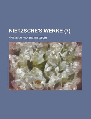 Book cover for Nietzsche's Werke (7)