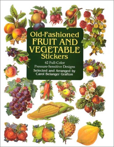 Book cover for Old-fashioned Fruit and Vegetable Stickers