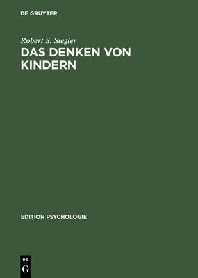 Cover of Das Denken von Kindern