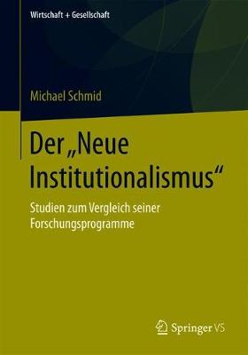 Cover of Der „Neue Institutionalismus“