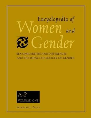 Book cover for Encyclopedia of Women and Gender, Two-Volume Set