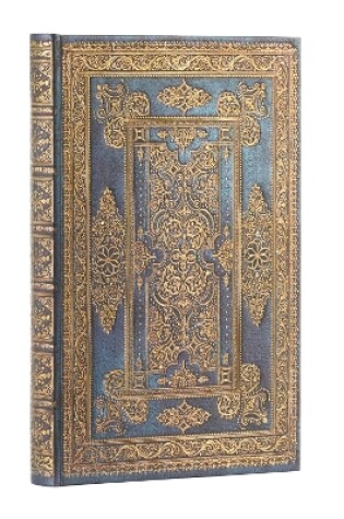Cover of Blue Luxe (Luxe Design) Mini Lined Hardback Journal (Elastic Band Closure)