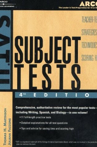 Cover of SAT II Subject Tests
