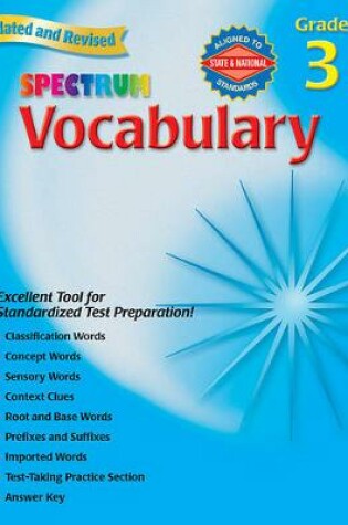 Cover of Vocabulary, Grade 3