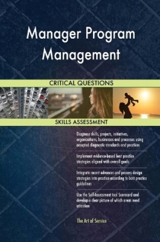 Cover of Manager Program Management Critical Questions Skills Assessment