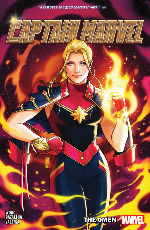 Cover of Captain Marvel by Alyssa Wong Vol. 1: The Omen