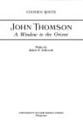 Cover of John Thomson