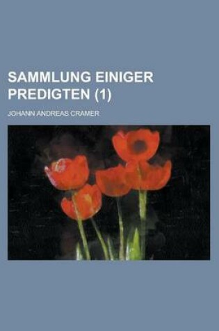 Cover of Sammlung Einiger Predigten (1)