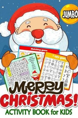 Cover of Jumbo Merry Christmas Activity Books for Kids