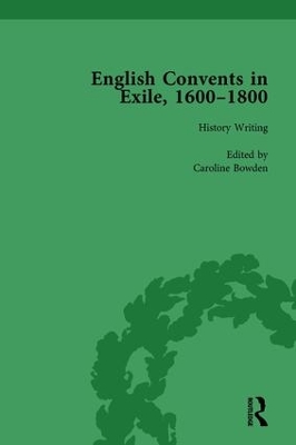 Book cover for English Convents in Exile, 1600-1800, Part I, vol 1