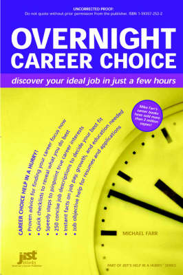 Book cover for Overnight Career Choice