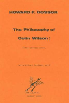 Book cover for The Philosophy of Colin Wilson