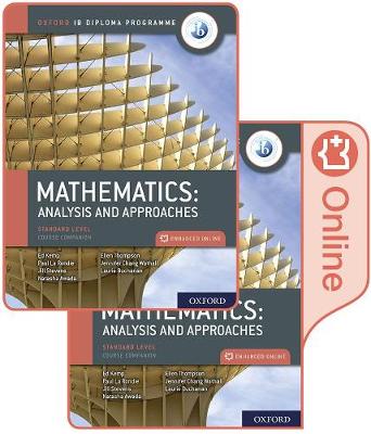 Cover of IB Mathematics: analysis and approaches, Standard Level, Print and Enhanced Online Course Book Pack