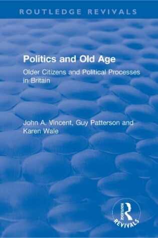 Cover of Politics and Old Age