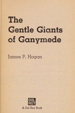 Cover of Gentl Giants Ganymede