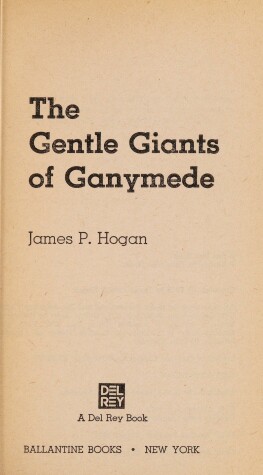 Book cover for Gentl Giants Ganymede