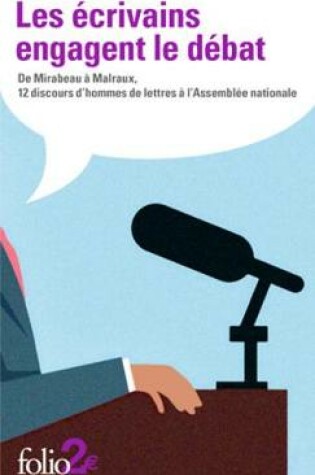 Cover of Les ecrivains engagent le debat