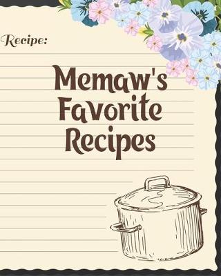 Book cover for Memaw's Favorite Recipes