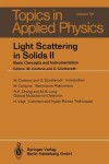 Book cover for Light Scattering in Solids II