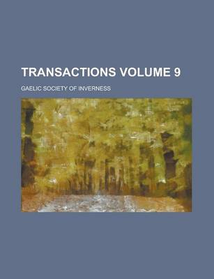 Book cover for Transactions (Volume 26)