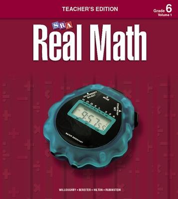 Book cover for Real Math - Teacher's Edition, Volume 1- Grade 6