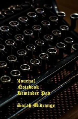Cover of Journal Notebook Reminder Pad