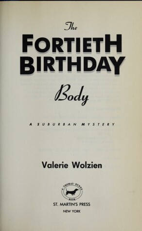 Book cover for The Fortieth Birthday Body