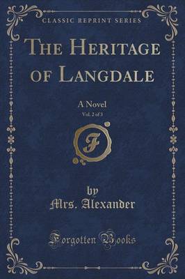 Book cover for The Heritage of Langdale, Vol. 2 of 3