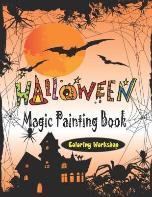 Book cover for Halloween Magic Painting Book