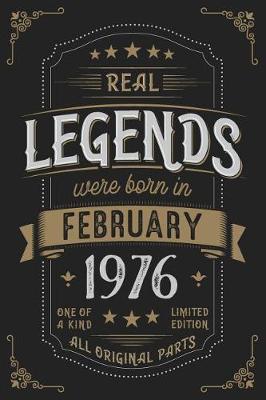 Book cover for Real Legendes were born in February 1976