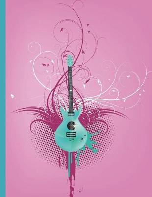 Book cover for Funky Guitar Blank Sheet Music Notebook
