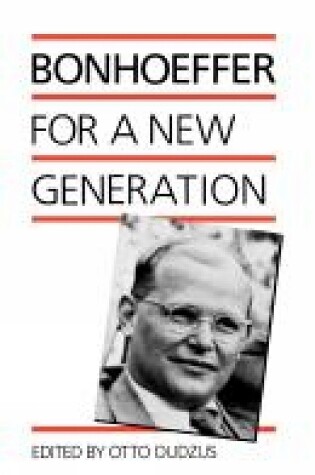 Cover of Bonhoeffer for a New Generation