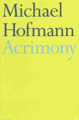 Cover of Acrimony