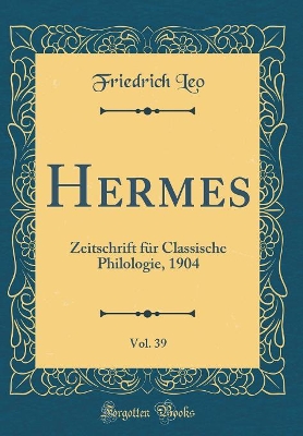 Book cover for Hermes, Vol. 39