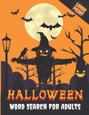 Book cover for Halloween Word Search For Adults