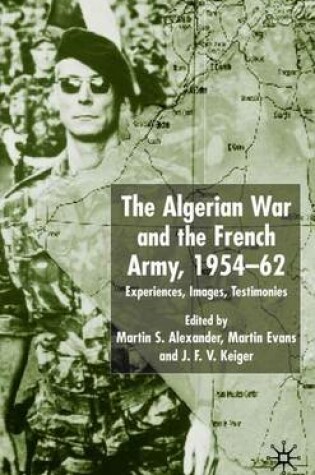 Cover of Algerian War and the French Army, 1954-62