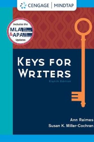 Cover of Mindtap English, 1 Term (6 Months) Printed Access Card for Raimes/Miller-Cochran's Keys for Writers, 8th