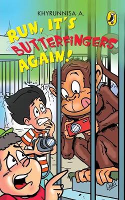 Book cover for Run, It's Butterfingers Again!