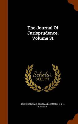 Book cover for The Journal of Jurisprudence, Volume 31