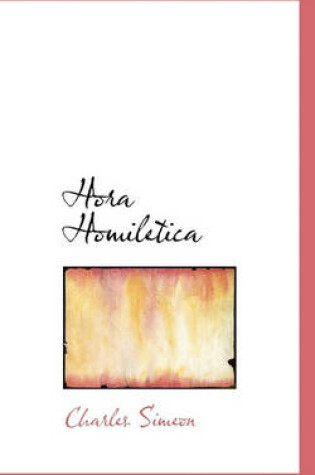 Cover of Hora Homiletica