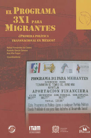 Cover of El Programa 3X1 Para Migrantes