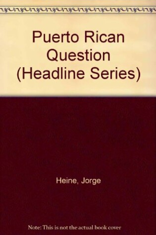 Cover of The Puerto Rican Question