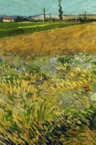 Cover of Wheatfield, Vincent Van Gogh. Ruled Journal