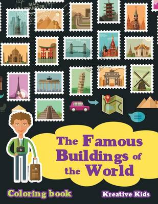 Book cover for The Famous Buildings of the World Coloring Book