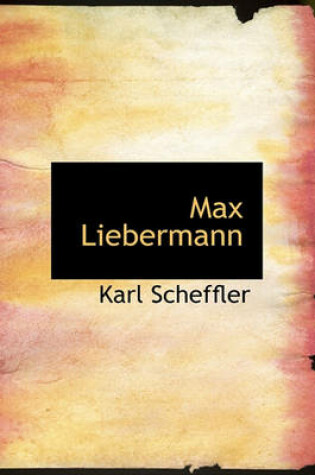 Cover of Max Liebermann